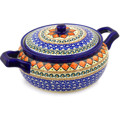 Baker with Cover with Handles 12"