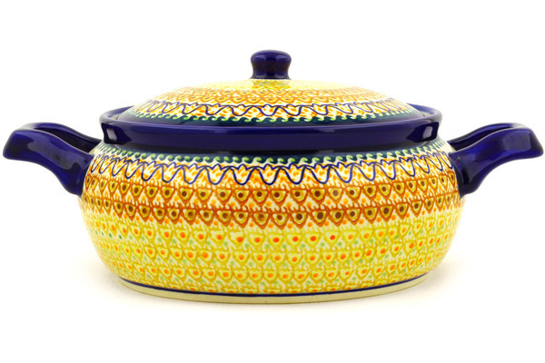 Baker with Cover with Handles 12"