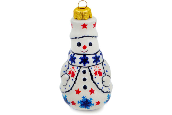Snowman Ornament 4"