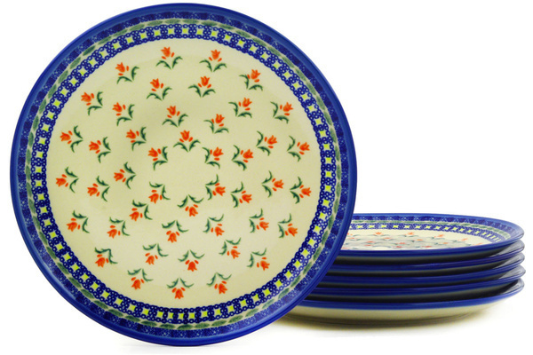 Set of 6 Plates 10"