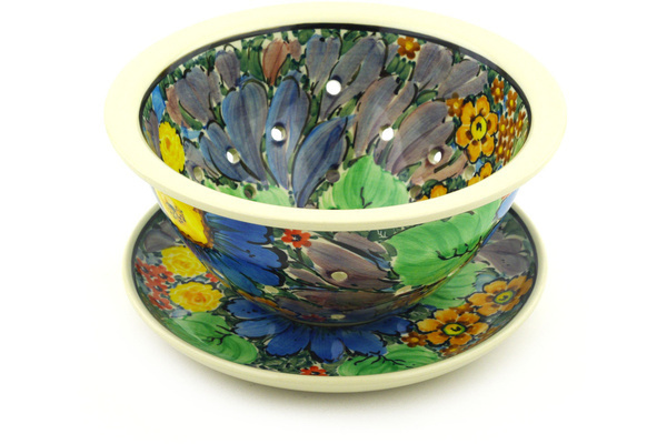 Colander with Plate 8"