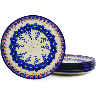 Set of 6 Plates 10"