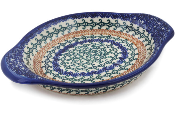 Platter with Handles 9"