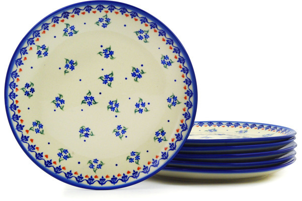 Set of 6 Plates 10"