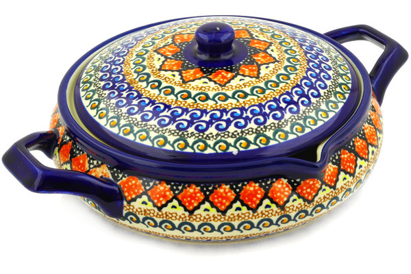 Baker with Cover with Handles 11"