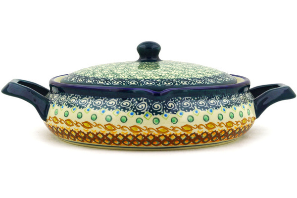 Baker with Cover with Handles 11"