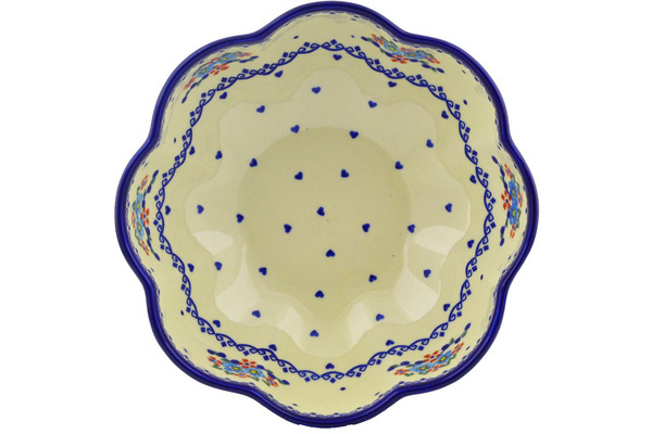 Scalloped Fluted Bowl 10"