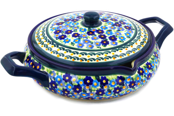 Baker with Cover with Handles 11"