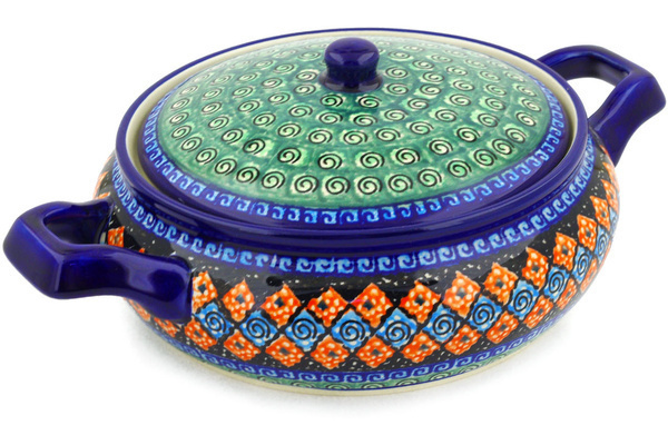 Baker with Cover with Handles 12"