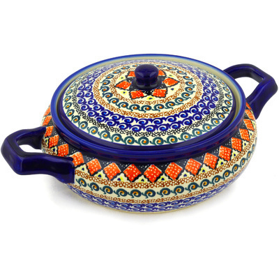 Baker with Cover with Handles 12"