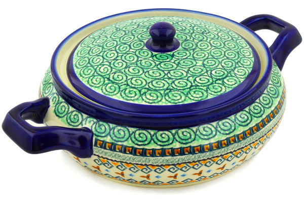 Baker with Cover with Handles 12"