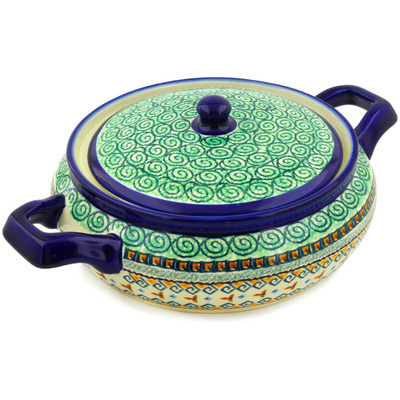 Baker with Cover with Handles 12"