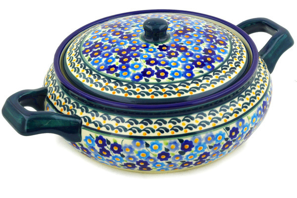 Baker with Cover with Handles 12"