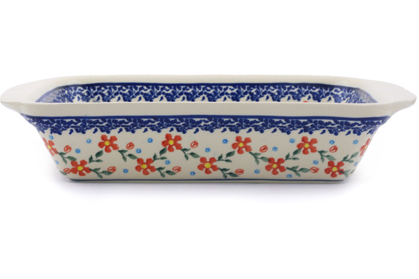 Rectangular Baker with Handles 14"