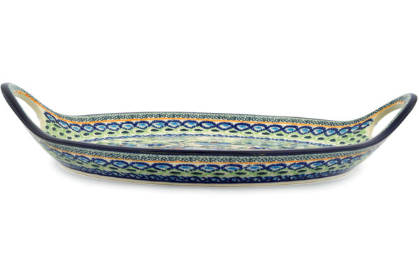 Tray with Handles 13"