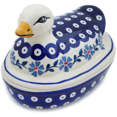 Duck Shaped Jar 7"