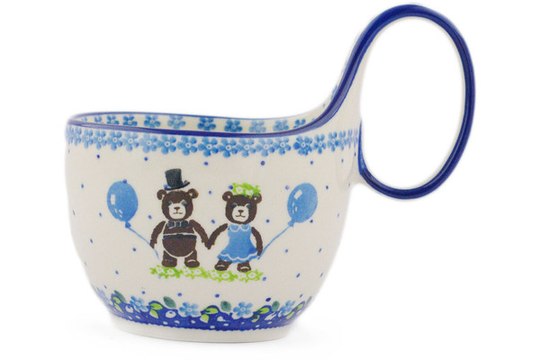 Bowl with Loop-Handle 6"