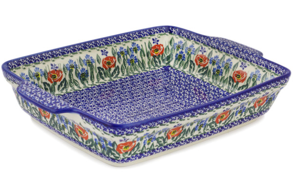 Rectangular Baker with Handles 15"