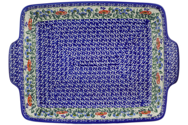 Rectangular Baker with Handles 15"