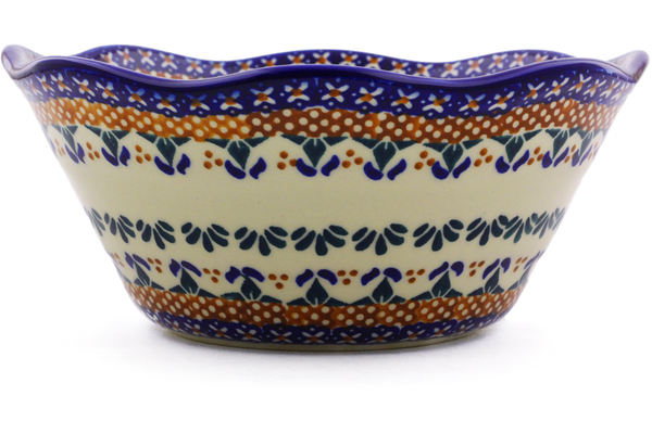 Scalloped Fluted Bowl 7"