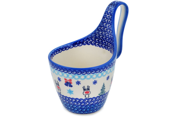 Bowl with Loop-Handle 7"