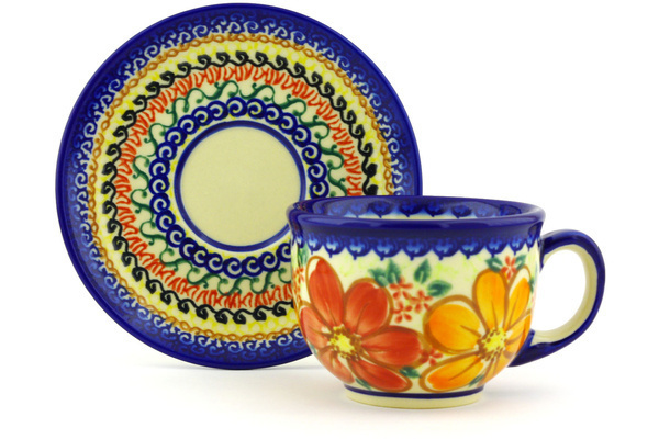 Cup with Saucer 8 oz