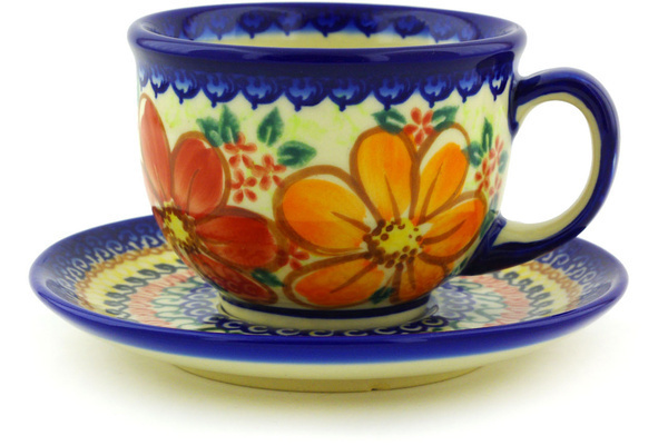 Cup with Saucer 8 oz