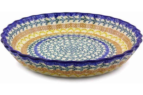 Fluted Pie Dish 10"