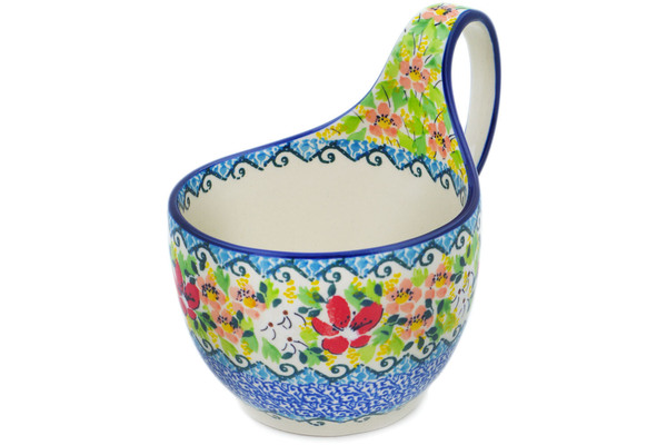 Bowl with Loop-Handle 6"