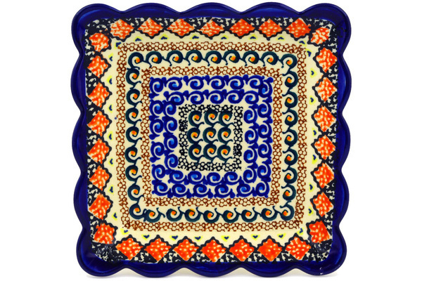 Scalloped Platter 6"