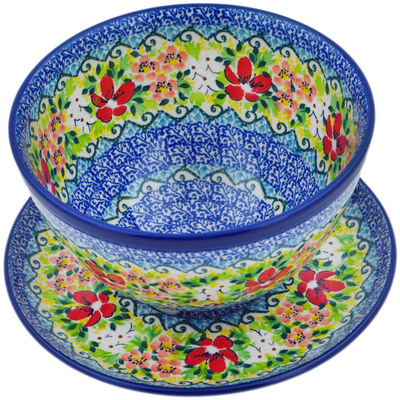 Colander with Plate 8"