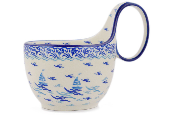 Bowl with Loop-Handle 6"