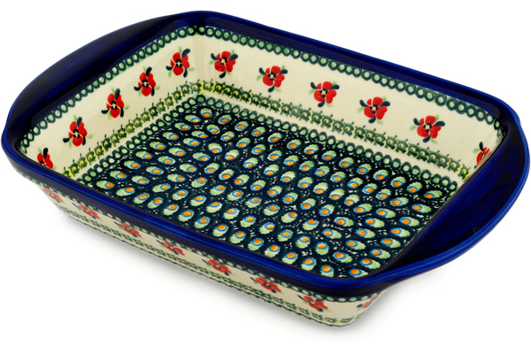 Rectangular Baker with Handles 14"