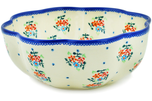 Scalloped Fluted Bowl 10"