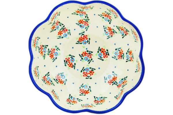 Scalloped Fluted Bowl 10"