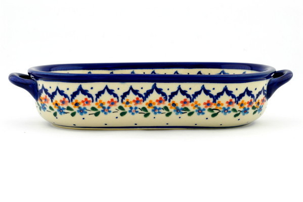 Oval Baker with Handles 9"