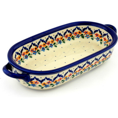 Oval Baker with Handles 9"