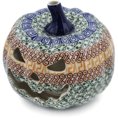 Jack O Lantern Candle Holder 6"