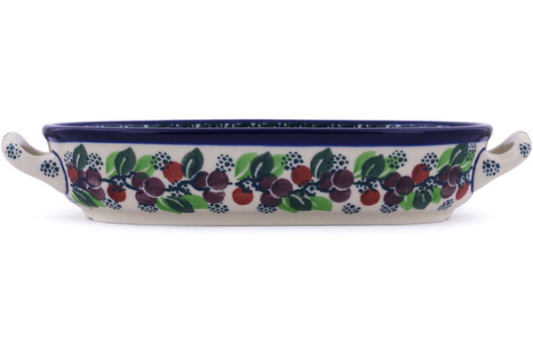 Oval Baker with Handles 9"