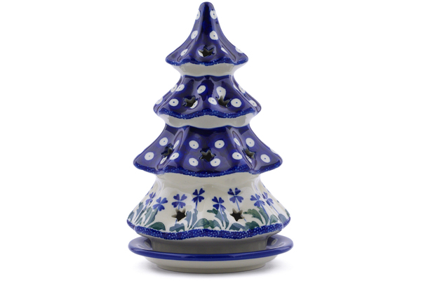 Christmas Tree Candle Holder 8"