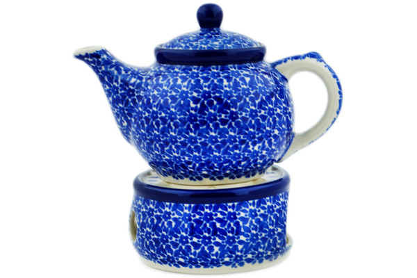 Tea or Coffee Pot with Heater 15 oz