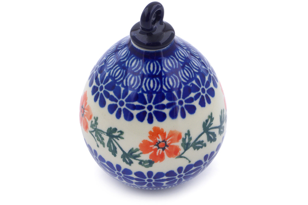 Christmas Ball Ornament 4"