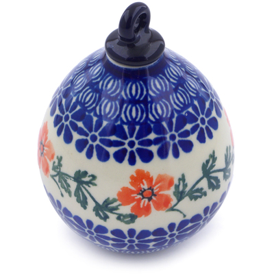 Christmas Ball Ornament 4"