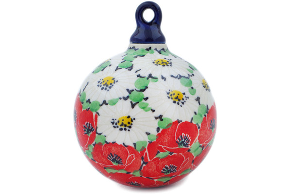 Christmas Ball Ornament 4"