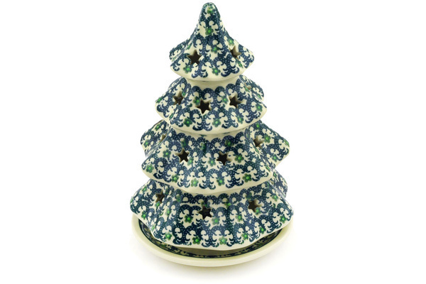 Christmas Tree Candle Holder 8"