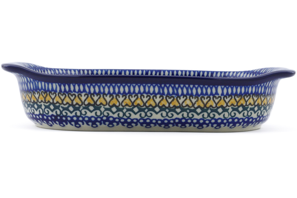 Oval Baker with Handles 8"