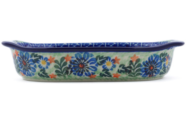 Oval Baker with Handles 8"