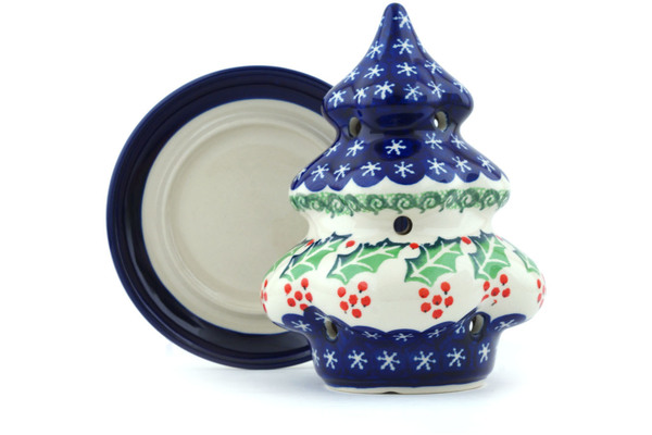 Christmas Tree Candle Holder 7"