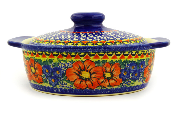 Baker with Cover with Handles 11"