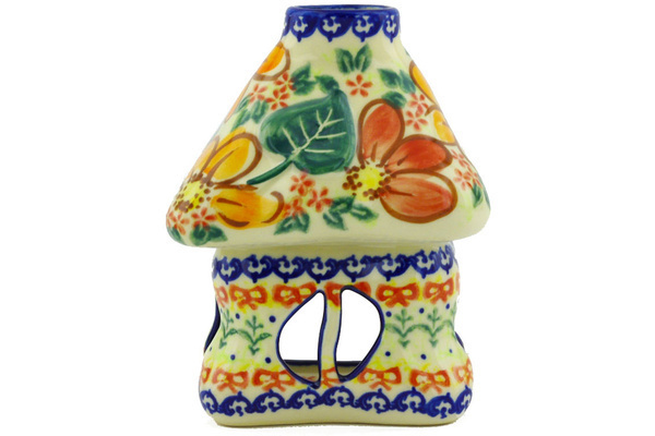 House Shaped Candle Holder 5"